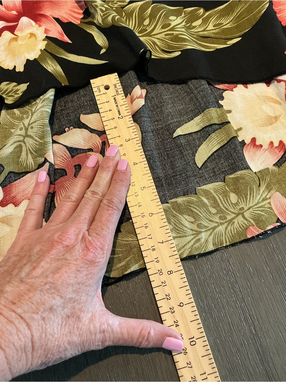Kristin Design Hawaiian Tropical High-Low Strapless Sundress Size XL - Picture 9 of 10